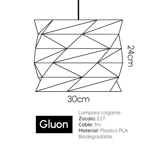 Lampara Colgante Gluon Magnus Rug