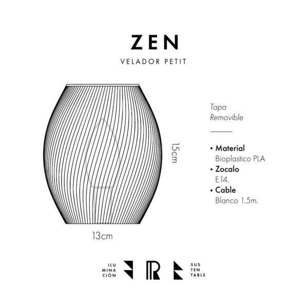 Velador Petit Zen